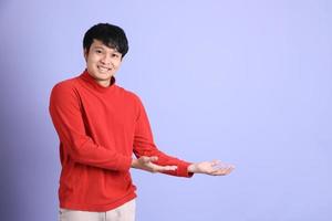 Relaxed Asian Man photo