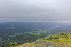 vista desde veslehodn veslehorn al paisaje noruego de noruega. foto