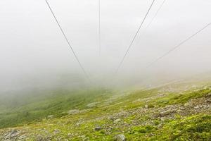 View from Veslehodn Veslehorn to the Norwegian landscape of Norway. photo