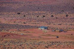 MONUMENT VALLEY, UTAH, USA, 2009. Buildings in Monument Valley photo