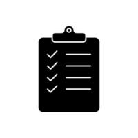 clipboard checklist vector icon