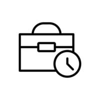 work time vector icon