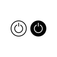 power button vector icon