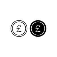 pound sterling vector icon