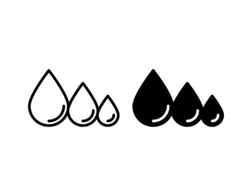 water drop vector icon