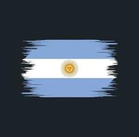 cepillo de bandera argentina vector