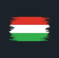 Hungary Flag Brush vector