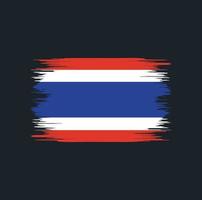 Thailand Flag Brush vector