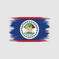 Belize Flag Brush vector