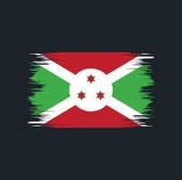 Burundi Flag Brush vector