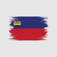 cepillo de bandera de Liechtenstein vector