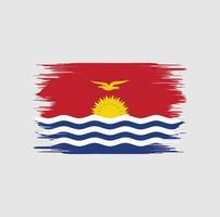 Kiribati Flag Brush vector