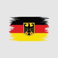 cepillo de bandera de alemania vector