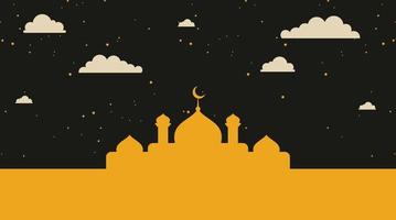 fondo islámico. fondo de eid mubarak. fondo de ramadán kareem. vector