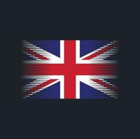 United Kingdom Flag Brush. National Flag vector