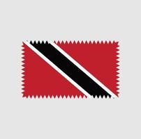 diseño vectorial de la bandera de trinidad y tobago. bandera nacional vector