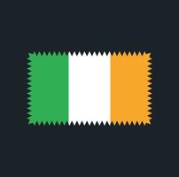 diseño vectorial de la bandera de irlanda. bandera nacional vector