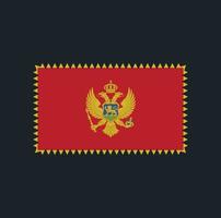 Montenegro Flag Vector Design. National Flag