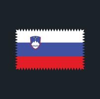 diseño vectorial de la bandera de eslovenia. bandera nacional vector