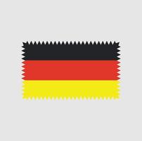 diseño vectorial de la bandera alemana. bandera nacional vector