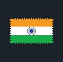 diseño vectorial de la bandera india. bandera nacional vector