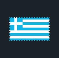 diseño de vector de bandera de Grecia. bandera nacional