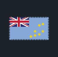diseño vectorial de la bandera de tuvalu. bandera nacional vector
