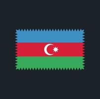 diseño vectorial de la bandera de azerbaiyán. bandera nacional vector