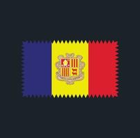 Andorra Flag Vector Design. National Flag