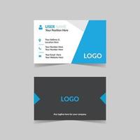 Modern Corporate Business Card Template vector