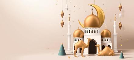 clipart masjid 3d