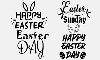 Easter Sunday DAY  bundle  design vector