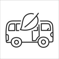 electric vehicle. hand drawn EV doodle icon. vector