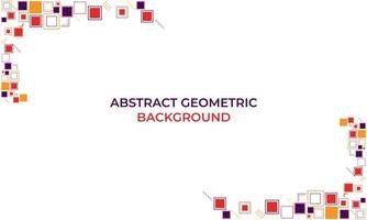 Fondo geométrico abstracto colorido vector