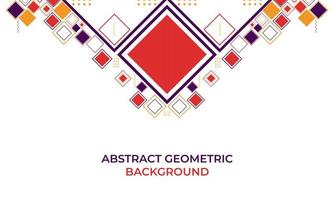flat colorful abstract geometric background vector