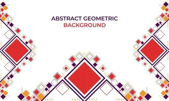 flat colorful abstract geometric background vector