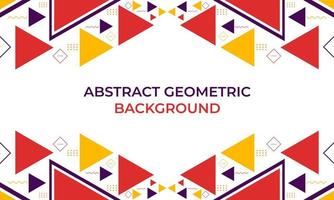 colorful triangle geometric shape background vector