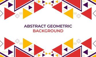 colorful triangle geometric shape background vector