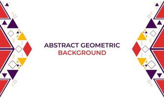 colorful triangle geometric shape background vector