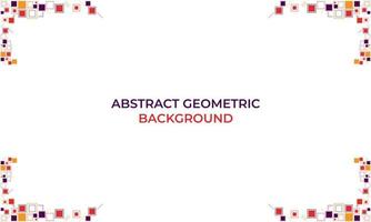 colorful abstract geometric background vector