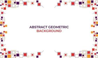 colorful abstract geometric background vector