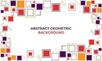 colorful abstract geometric background vector