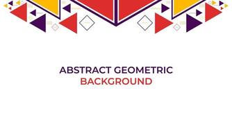 colorful triangle geometric shape background vector