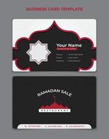 ID Card template design in Black and white with red line design. Green ID card template design.