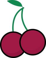 illustration of cherry vector