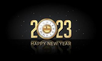 2023 Happy New Year Background Design. Vector Illustration.