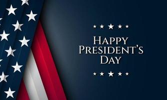 President's Day Background Design. vector