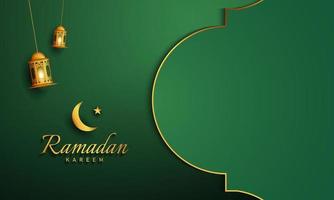 Ramadan Kareem Background Design. Vector Illustration.