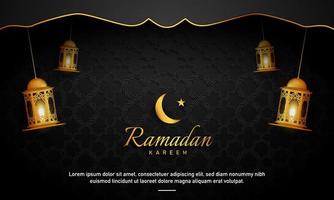 Ramadan Kareem Background Design. Vector Illustration.