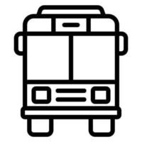 simple bus  vector icon, editable, 48 pixel